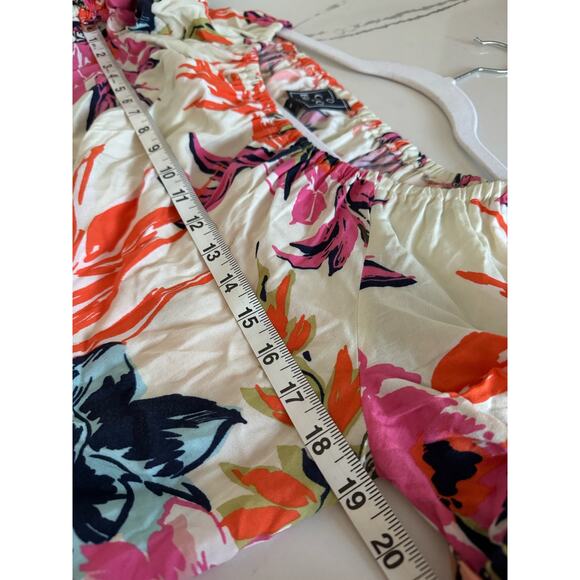 Coco Bianco Floral Blouse Women's‎ Size Small - Picture 8 of 9